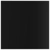 vidaXL plauktu dēļi, 4 gab., spīdīgi melni, 40x40x1,5cm, skaidu plātne