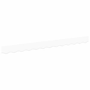 vidaXL Apgaismojo&scaron;s valance Balts 230 x 20 cm Audekls