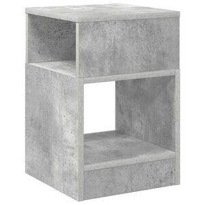 vidaXL Papildu galdiņ&scaron; Betona pelēks 30,5 x 30 x 45 cm
