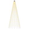 vidaXL Ziemassvētku eglītes lampiņas ar mietiņiem 270 LED