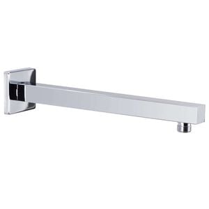 vidaXL du&scaron;as balsts, kvadrāta, nerūsējo&scaron;s tērauds 201, sudraba, 30 cm