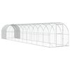 vidaXL Vistu kūts Sudraba 1200 x 200 x 200 cm Cinkota tērauda