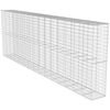 vidaXL gabions ar vāku, cinkots tērauds, 600x50x200 cm