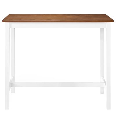 vidaXL bāra galds, 108x60x91 cm, masīvkoks