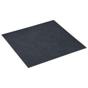 vidaXL Grīdas dēļi Melns 5,11 m&sup2; 55 gab. PVC