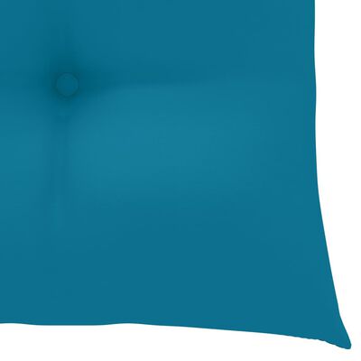 vidaXL krēslu matrači, 4 gab., 40x40x8 cm, zili