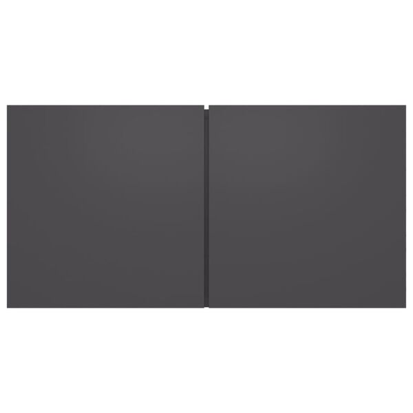 vidaXL piekarams TV skapītis, pelēks, 60x30x30 cm