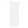 vidaXL Slīdo&scaron;ās durvis ORKDAL 86 x 211 cm Inženierijas koks Balts
