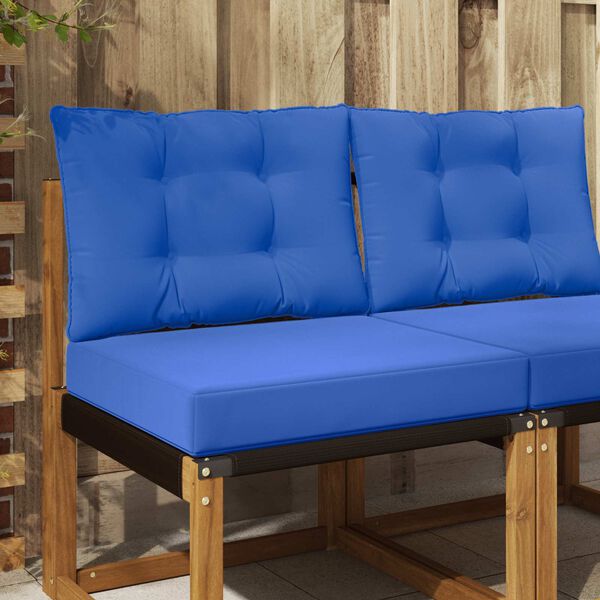 vidaXL Āra dīvāna spilvens 2 pcs Tirkīzzila Poliesters