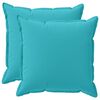 vidaXL Spilvenu pārvalks 2 gab. HOUTEN Tirkīzzila 80 x 80 cm
