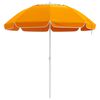 vidaXL Dārza parasols 240 cm 170T poliesters Oranža