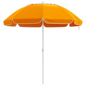 vidaXL Dārza parasols 240 cm 170T poliesters Oranža