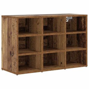 vidaXL Apavu skapis 77,5 x 30 x 51 cm Inženierijas koks Vecs koks