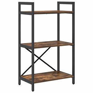 vidaXL Grāmatu plaukts 3 līmeņi 56 x 34 x 96 cm Inženierijas koks