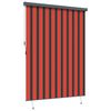 vidaXL Āra Ruļļu Žalūzija oranža un brūna 220 x 250 cm audums