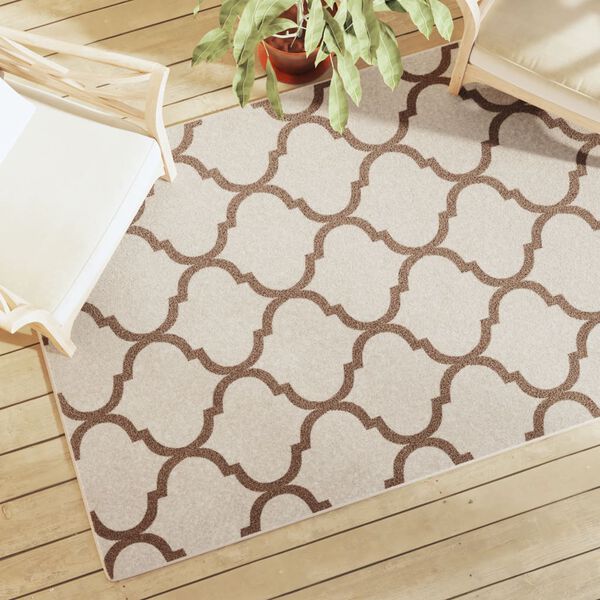 vidaXL iek&scaron;telpu un āra paklājs, 120x180 cm, daudzkrāsains, neslīdo&scaron;s