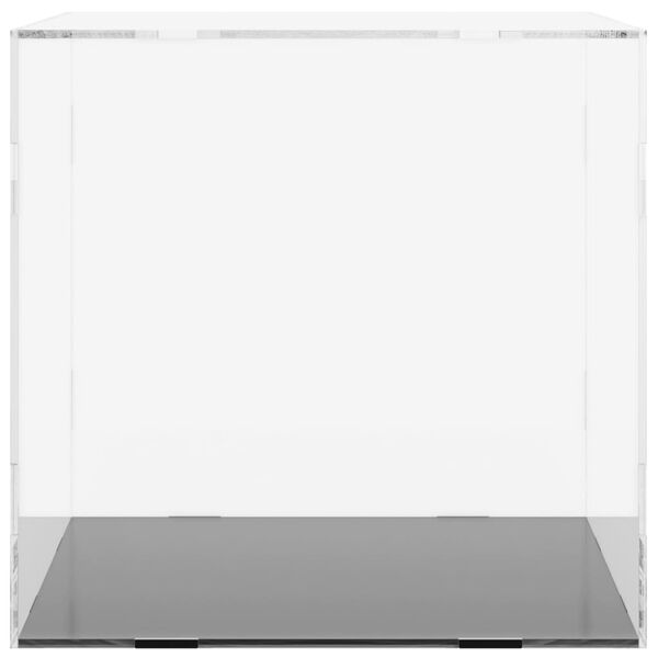 vidaXL vitrīna, caurspīdīga, 40x36x35 cm, akrils