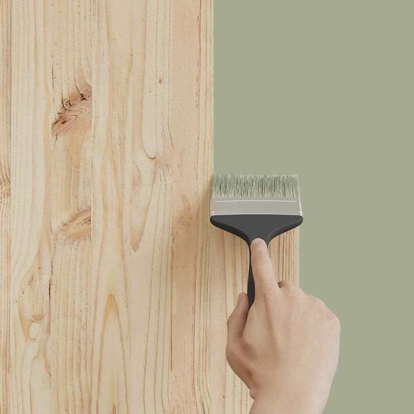 vidaXL Mēbeļu krāsa Zaļa 10 x 10 x 12,2 cm Sienas druka