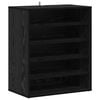 vidaXL Apavu skapis 60 x 35 x 70 cm Inženierijas koks Melns ozolkoks