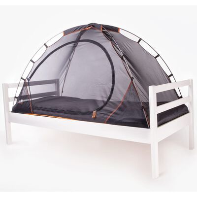 DERYAN moskītu tīkls gultai, 200x90x110 cm, melns