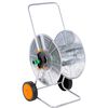 vidaXL &scaron;ļūtenes spoles ratiņi 110 m 1/2", 80 m 3/4" &scaron;ļūtenei, tērauds