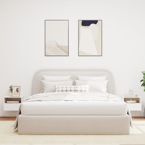 vidaXL TV skapī&scaron;i, 2 gab., balts, 40x30x30 cm, inženierijas koks