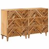 vidaXL Uzglabā&scaron;anas skapji 2 pcs Brūna 60 x 33,5 x 75 cm