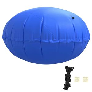vidaXL Ziemas baseina spilvens Zila &Oslash; 310 x 180 cm PVC