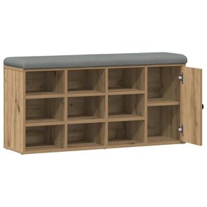 vidaXL Apavu sols Artisan Oak 102x32x50 cm Engineered Wood