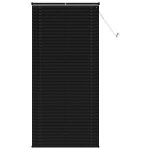 vidaXL Venēcijas žalūzija Regulējams Melna 213 x 80 cm PVC