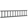 vidaXL Jumta sniega aizsargs Antracīts 600 x 2,5 x 20 cm Tērauds