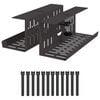 vidaXL Galda kabeļu organizators 2 gab. Melns 35 x 12 x 13 cm Tērauds