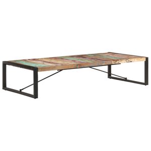 vidaXL kafijas galdiņ&scaron;, 180x90x40 cm, pārstrādāts masīvkoks