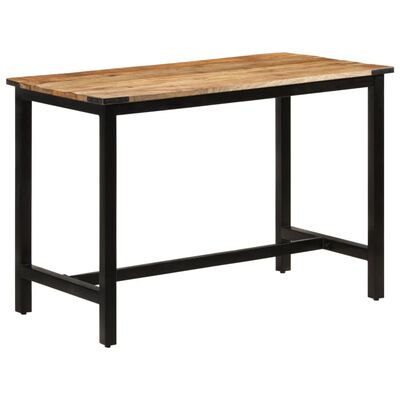 vidaXL virtuves galds, 110x60x76 cm, mango masīvkoks