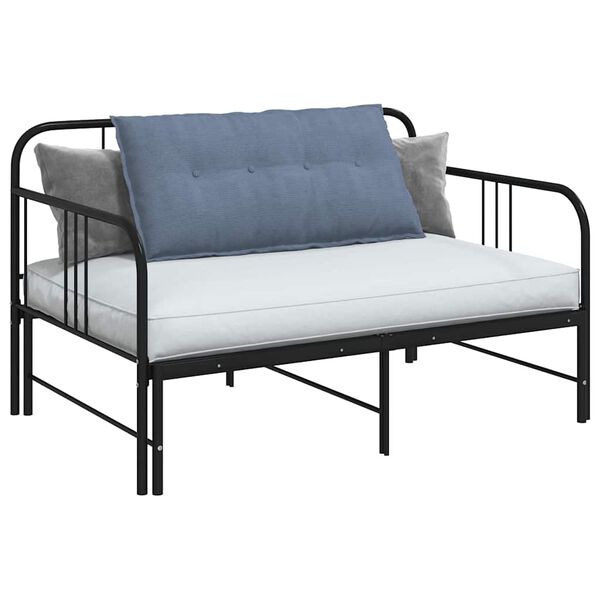 vidaXL Atpakaļ spilvens Zila 100 x 50 cm Korduroja audums