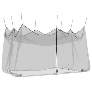vidaXL Dārza moskītu tīkls 220 mesh Melns 3 x 4,5 x 2,5 m Poliesters
