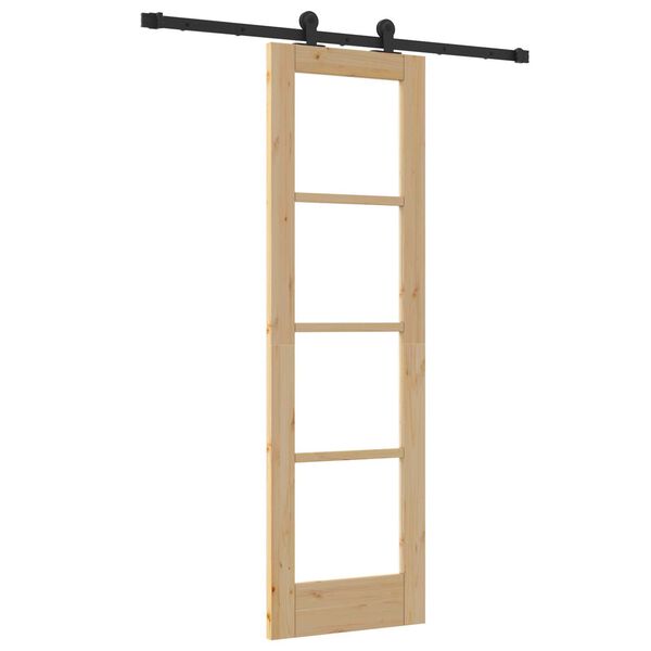 vidaXL Slīdo&scaron;ās durvis ORKDAL Dabiska 61 x 198,5 cm