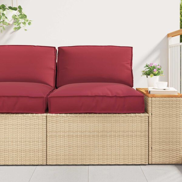 vidaXL Kastī&scaron;u spilvenu komplekts 2 pcs Bē&scaron;a Oksforda audums