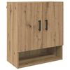 vidaXL Sienā piestiprināms skapis 60 x 31 x 70 cm Inženierijas koks