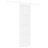 vidaXL Slīdo&scaron;ās durvis ORKDAL 61 x 198,5 cm Inženierijas koks Balts