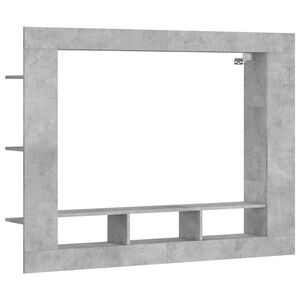 vidaXL TV skapītis, pelēks koks, 152x22x113 cm, inženierijas koks