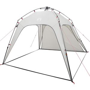 vidaXL Instant teltis 4 personām ātras atbrīvo&scaron;anas 4 personai Pelēka