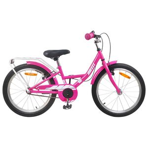 vidaXL Bērnu Velosipēds 20 Collas 6-11 gadu vecumam Rozā