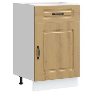 vidaXL virtuves apak&scaron;ējai skapītis, Kalmar, koka krāsā