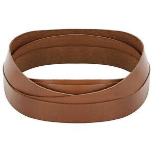 vidaXL Ādas siksna 1 Brūna 200 x 3,5 cm Āda
