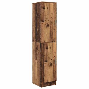vidaXL Augstais skapītis Vecs koks 35 x 39 x 168 cm