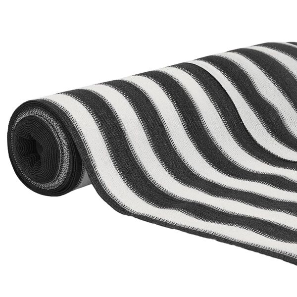 vidaXL norobežojo&scaron;ais tīkls antracītpelēks balts 2x10 m HDPE 150g/m&sup2;