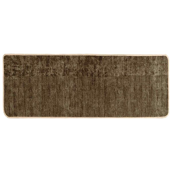 vidaXL Paklāja ceļ&scaron; MARSA Meža zaļa 200 x 80 cm Poliesters un PVC