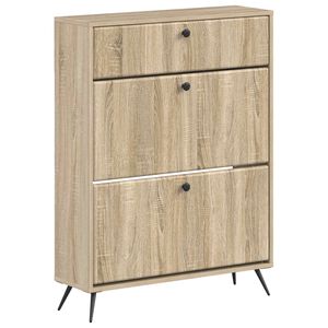 vidaXL Apavu skapis BREDA 78 x 24 x 103 cm Inženierijas koks
