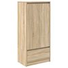 vidaXL skapis ar atvilktni, 55,5x34x119,5 cm, inženierijas koks
